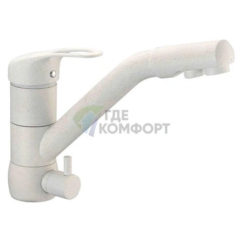 Смеситель для кухни Zorg ZR 400 KF-12 белый - фото 1