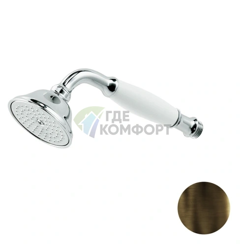 Элегантная душевая лейка Nicolazzi Doccia ручной душ в тёмной бронзе (C7104DB) - фото 1