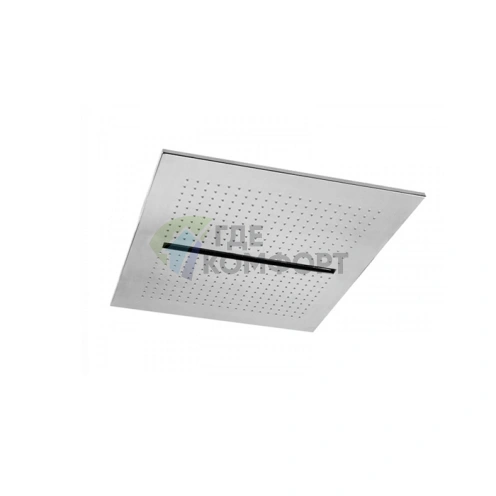 Верхний душ Fantini Acqua Zone 530x530 мм: Потолочный, с функциями «Дождь» и «Ливень», цвет Matt Copper PVD (75 P9 C032) - фото 1