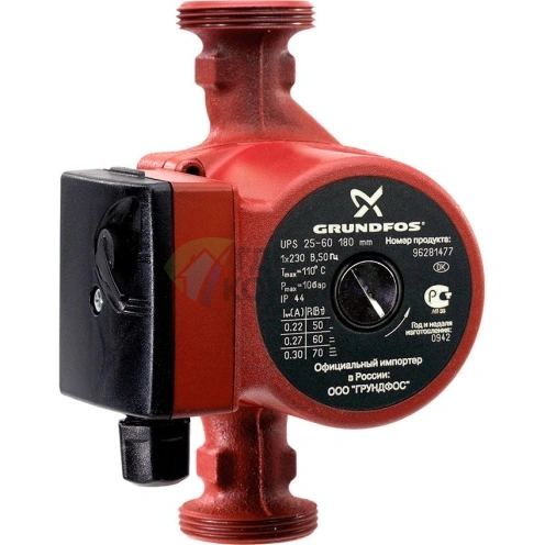 Циркуляционный насос Grundfos UPS 32-80 180 - фото 1