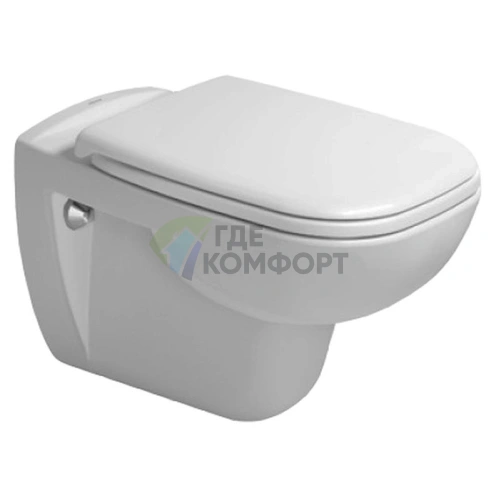 Подвесной унитаз Duravit D-Code с системой скрытого монтажа (22110900002) - фото 1