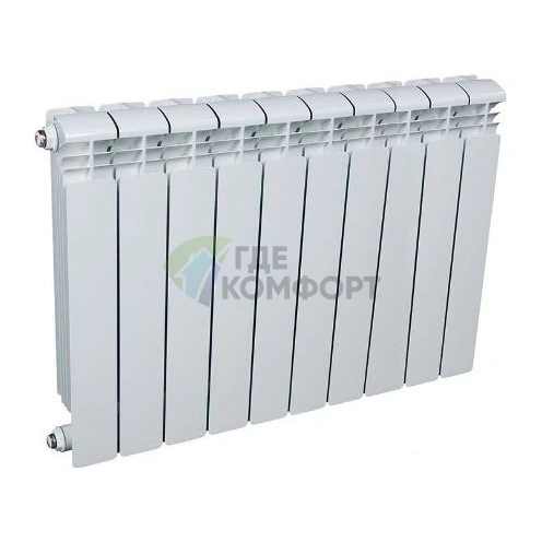 Алюминиевый радиатор RIFAR Alum Ventil 350 10 секций НП правое фото 1