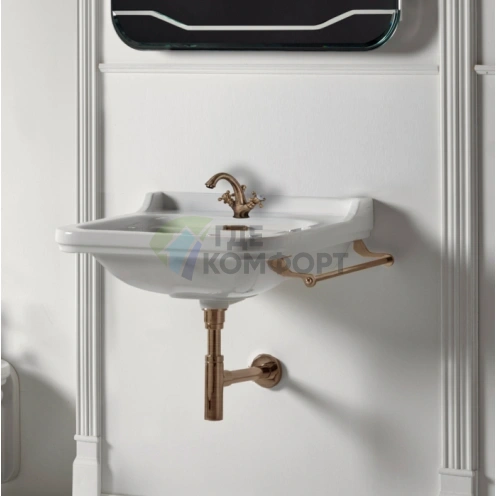 Заглушка для перелива Kerasan Waldorf в бронзовом цвете (811393br) - фото 4