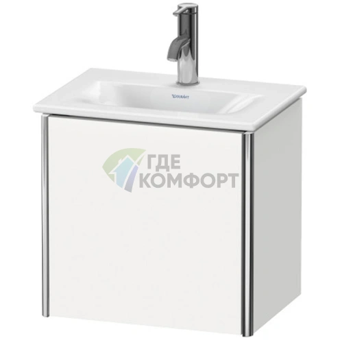 Тумба подвесная Duravit XSquare 073345 White High Gloss 397x430x308мм (XS4220R2222) - фото 1