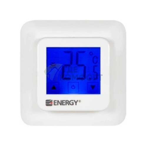 Терморегулятор Energy TK07 с датчиком пола-сенсорный-для скрытого монтажа - фото 1
