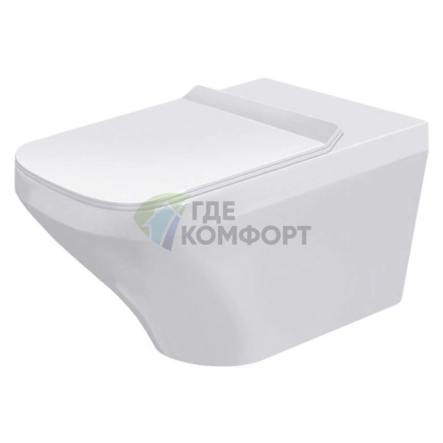 Подвесной унитаз Duravit DuraStyle с антигрязевым покрытием (25420900001) - фото 1