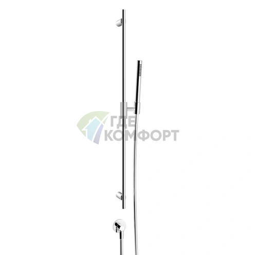 Душевая штанга Gessi Ingranaggio с лейкой и выводом воды (63582#031) - фото 1