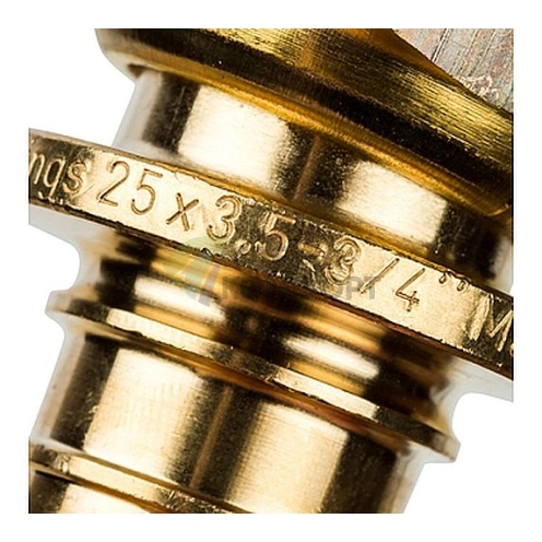 Переходник для труб из сшитого полиэтилена STOUT с накидной гайкой НГ 25xG 3/4 аксиальный - фото 5