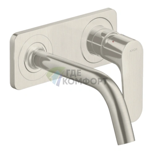 Встраиваемый смеситель AX Citterio M для раковины с панелью и донным клапаном (34112800) - фото 1