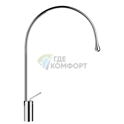 Gessi Goccia Высокий смеситель для раковины на 1 отверстие, излив 387 мм (33606#031) - фото 1