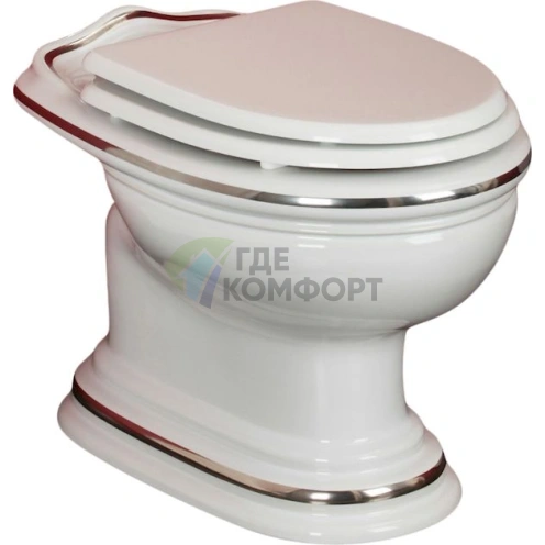 Приставной унитаз Migliore Milady PL в пол - фото 1