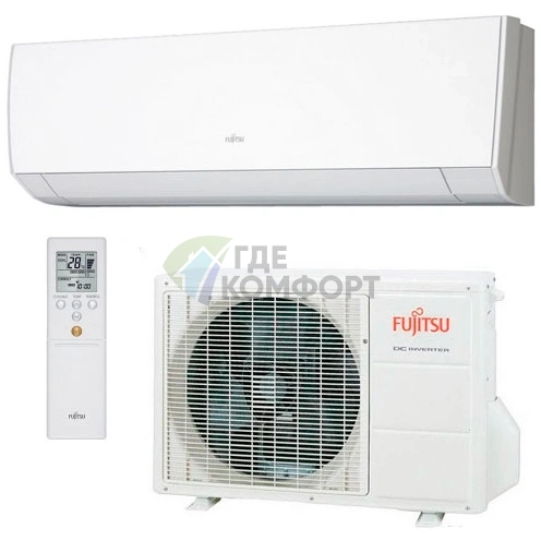 Кондиционер Fujitsu Airflow Nordic ASYG12LMCB/AOYG12LMCBN с тепловым насосом - фото 1