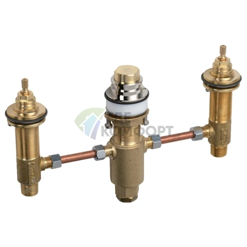 AX MyEdition: Скрытый модуль для борта ванны на 3 отверстия (15484180) - фото 1