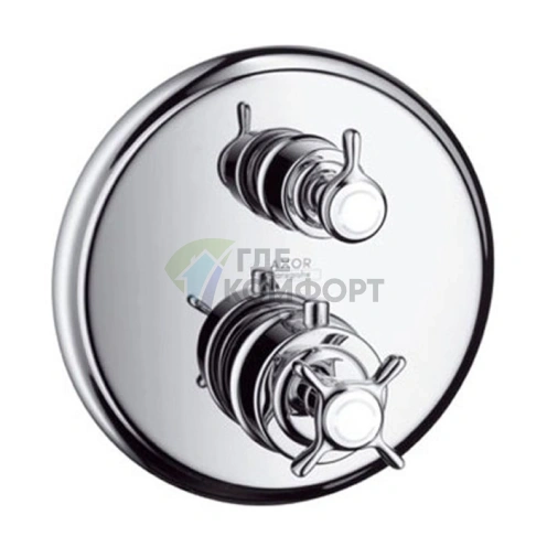 Термостат для душа AX Montreux встраиваемый, хром (16824000) - фото 1