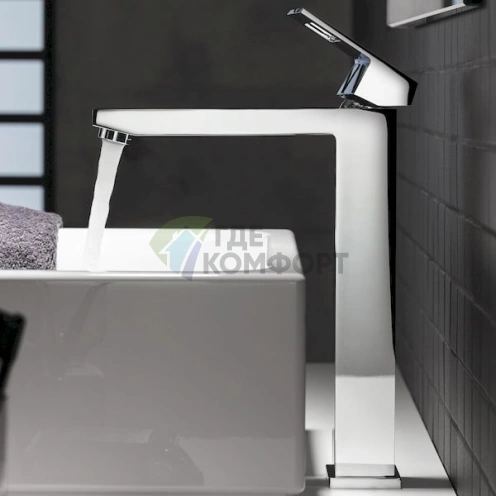 Стильный смеситель Grohe Eurocube 23406000 для раковины - фото 7