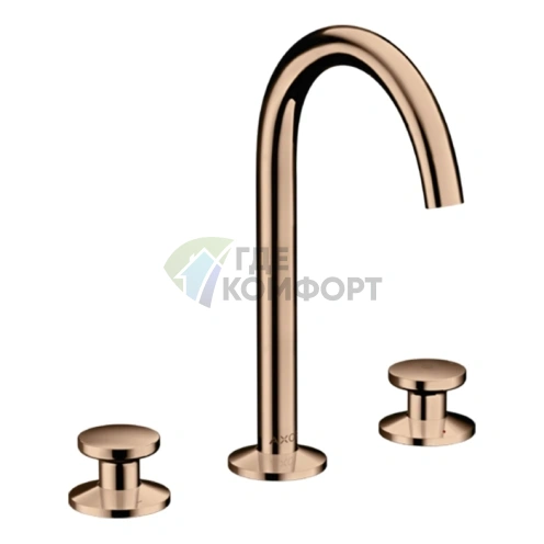Смеситель для раковины AX One Sel 170 в полированном красном золоте (48070300) - фото 1