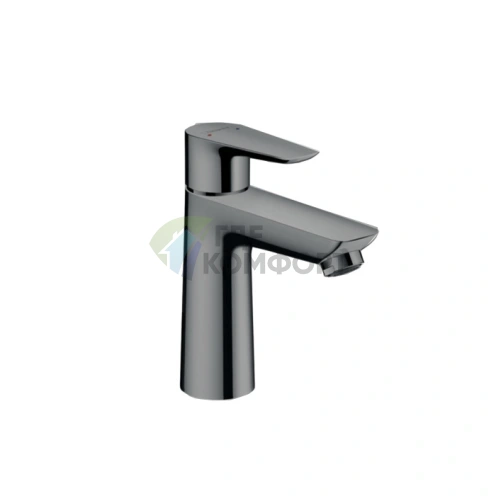 Смеситель для раковины Hansgrohe Talis E — на одно отверстие, шлифованный черный хром (71710340) - фото 1
