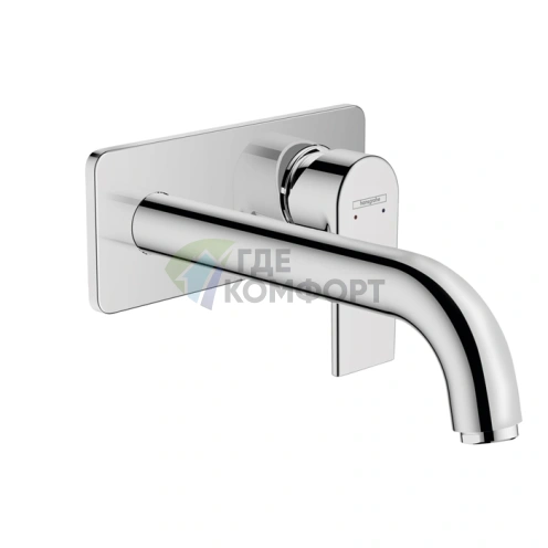 Смеситель для раковины Hansgrohe Vernis Shape встраиваемый, хром (71578000) - фото 1