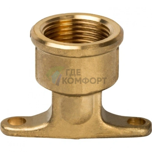 Stout Угольник настенный с креплением 20xRp 3/4 для труб из сшитого полиэтилена аксиальный - фото 11