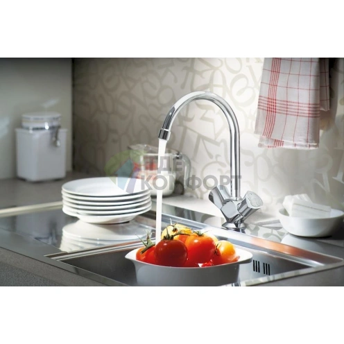 Смеситель Grohe Costa L 31819001 для кухни: высокий излив, стиль и функциональность - фото 2