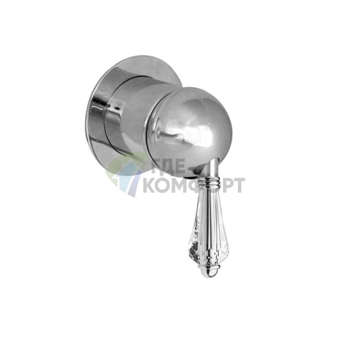 Встраиваемый смеситель для душа Nicolazzi Cristallo хром (3406MCR33) - фото 1