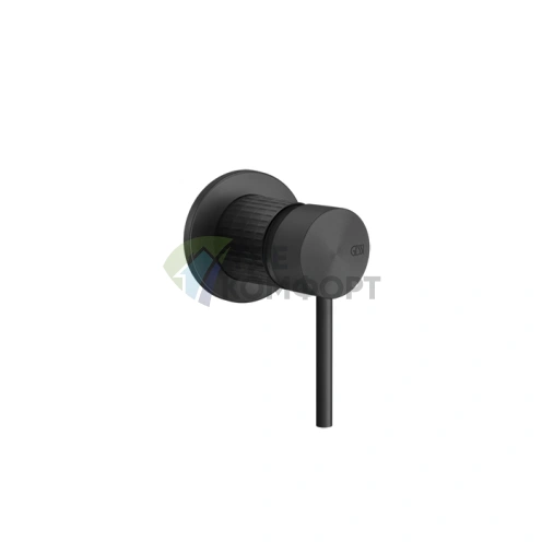 Встраиваемый смеситель GESSI 316 Black XL для одного источника (54219#299) - фото 1