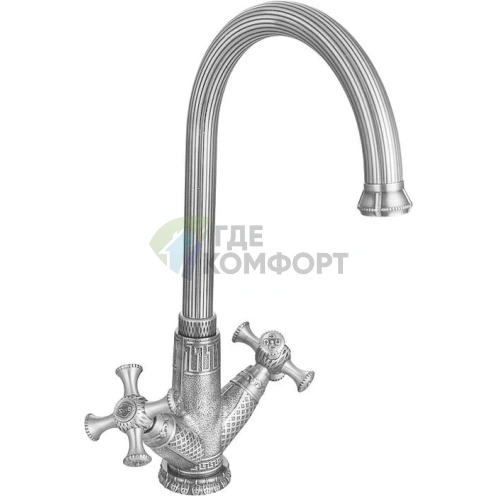 Смеситель Zorg Antic A 6005K-SL для кухонной мойки - фото 1
