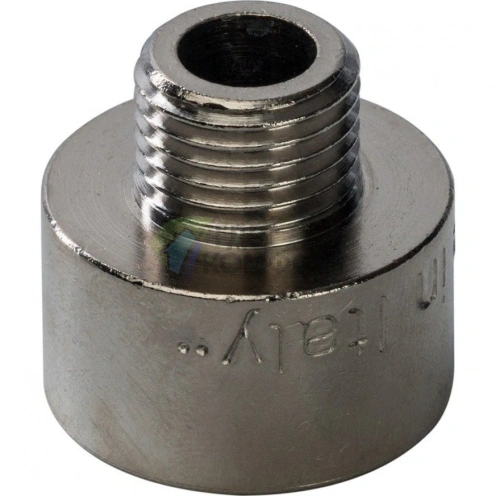 Переходник STOUT ВН 1/2 x 1/4 внутренняя/наружная резьба никелированный - фото 7