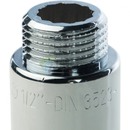 Удлинитель STOUT латунный 1/2 x 70 хромированный - фото 3