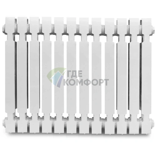 Радиатор чугунный Konner Модерн-12 секций с монтажным комплектом - фото 1