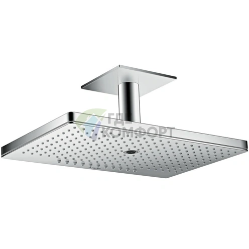 Верхний душ AX 460x300 мм с 3-струйным режимом и потолочным держателем, хром (35281000) - фото 1