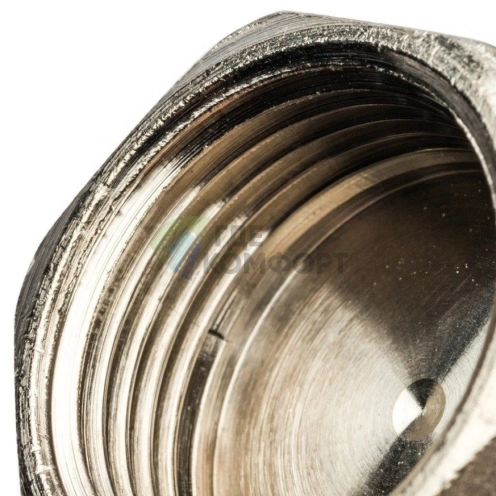 Заглушка STOUT ВР 3/4 внутренняя резьба никелированная - фото 5