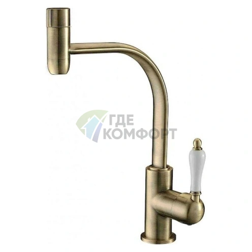 Кухонный смеситель Zorg Clean Water ZR 324 YF-50 BR - фото 1