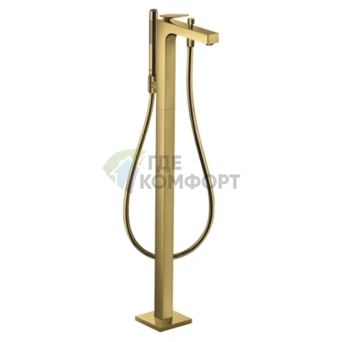 Напольный смеситель для ванны AX Citterio в цвете полированное золото (39440990) - фото 1