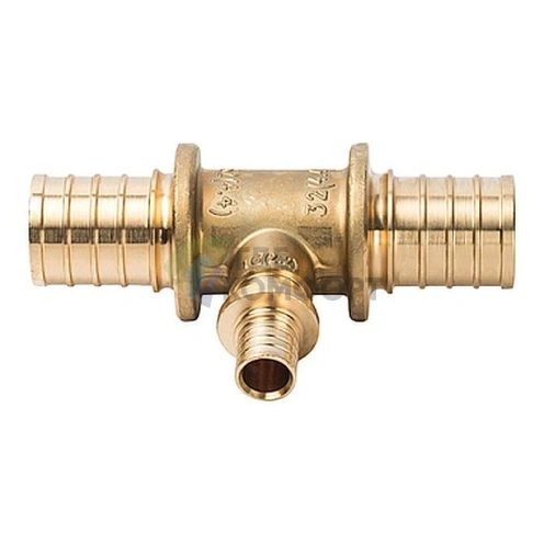 Stout Тройник переходной 32x16x32 для труб из сшитого полиэтилена аксиальный - фото 2