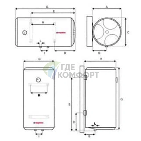 Водонагреватель электрический Thermex IF 100 V pro - фото 7