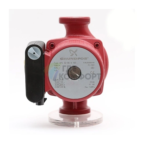 Циркуляционный насос Grundfos UPS 32-80 N 180 - фото 5