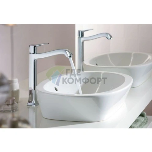 Смеситель для раковины Hansgrohe Metris Classic 31078000 — немецкое качество и стиль - фото 3