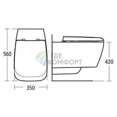 Подвесной унитаз Ideal Standard Ventuno T316501 – современная элегантность и комфорт - фото 7