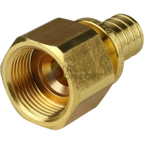 Переходник для труб из сшитого полиэтилена STOUT с внутренней резьбой ВР 20 x G 3/4 аксиальный - фото 10