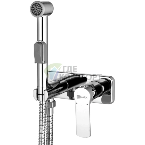 Встраиваемый смеситель Lemark Plus Grace LM1519C с гигиеническим душем - фото 1