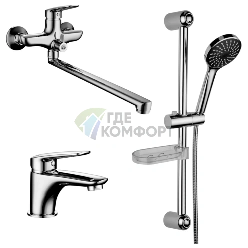 Комплект для ванной Lemark SET LM7302C: элегантность и функциональность - фото 1