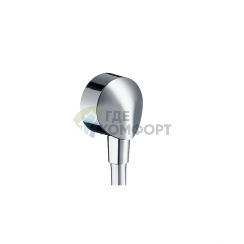 Шланговое соединение HG Fixfit E с обратным клапаном G1/2 хром (27458000) - фото 1
