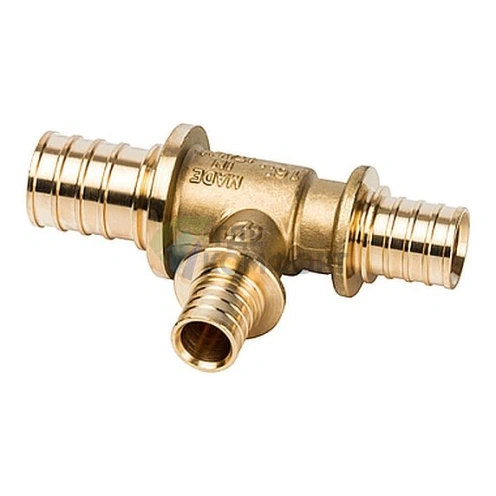 Stout Тройник переходной 25x16x20 для труб из сшитого полиэтилена аксиальный - фото 1