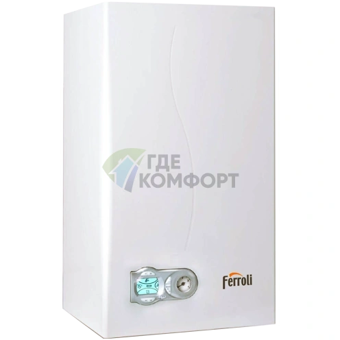 Котёл газовый настенный одноконтурный/турбо Ferroli Fortuna H F 24 квт - фото 1