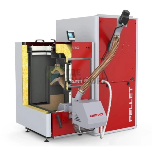 Напольный твердотопливный котел Defro Smart Ekopell 28 - фото 1