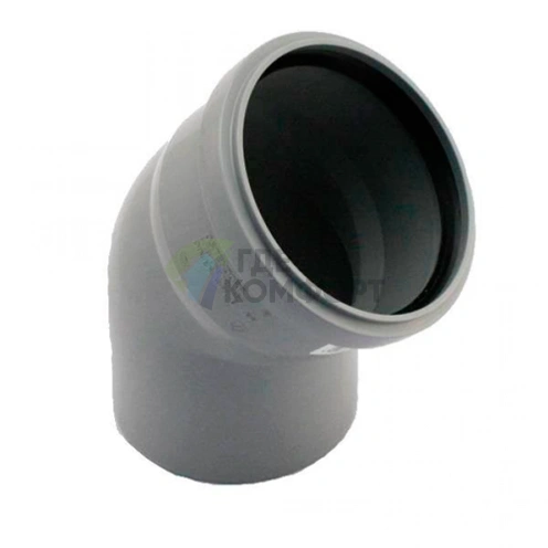 Отвод канализационный HTB 110 45° Ostendorf - фото 1