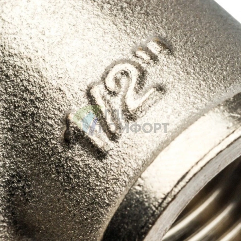 Угольник STOUT наружная/внутренняя резьба латунный НВ 1/2 никелированный - фото 5