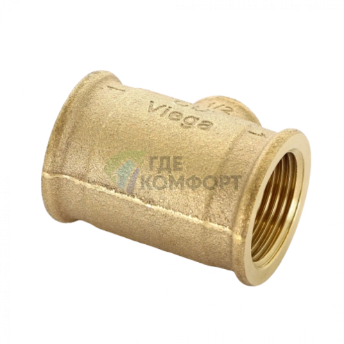 Тройник переходной с внутренней резьбой 1x1/2x1 Viega - фото 2