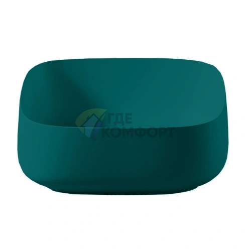 Раковина накладная Artceram Cognac 46x41 см цвет verde foresta (COL007 43 00) - фото 1